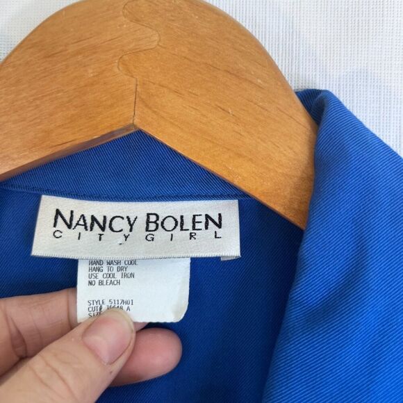 Nancy Bolen City Girl Y2K Short Set Quirky Eclectic Patterned Hem Top Size 10 MD - Picture 8 of 16